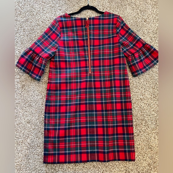 Vineyard Vines Merry Red Plaid Shift Dress Women’s Size 4 EUC - Picture 12 of 16
